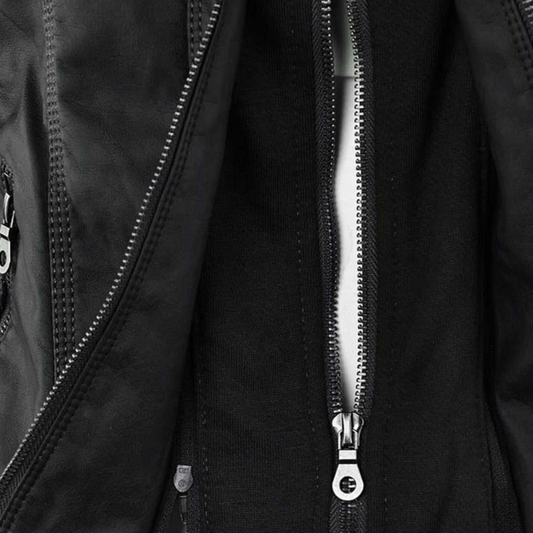 ROUSSEL PARIS | Veste en Cuir Robuste et Élégante