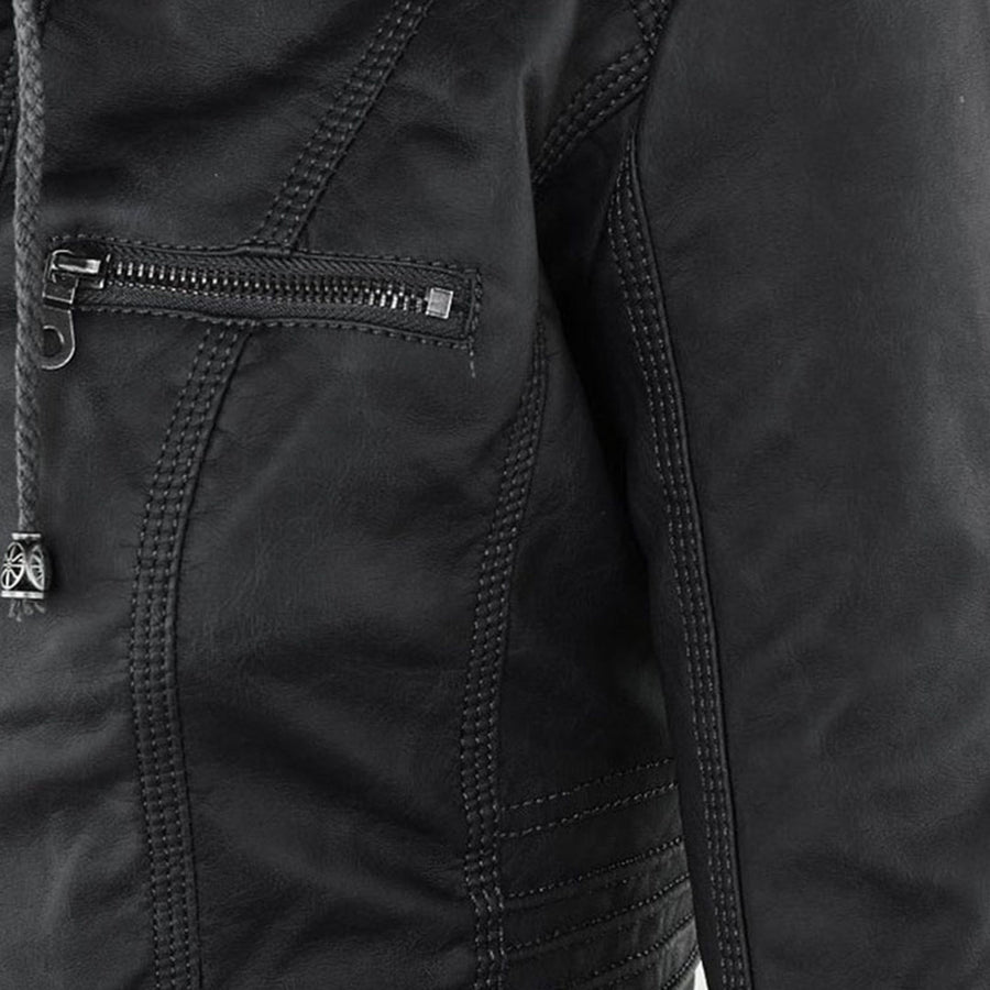 ROUSSEL PARIS | Veste en Cuir Robuste et Élégante