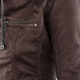 ROUSSEL PARIS | Veste en Cuir Robuste et Élégante