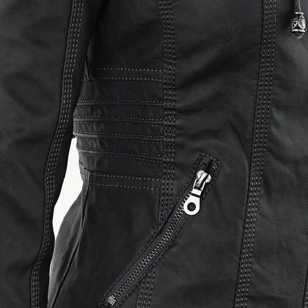 ROUSSEL PARIS | Veste en Cuir Robuste et Élégante
