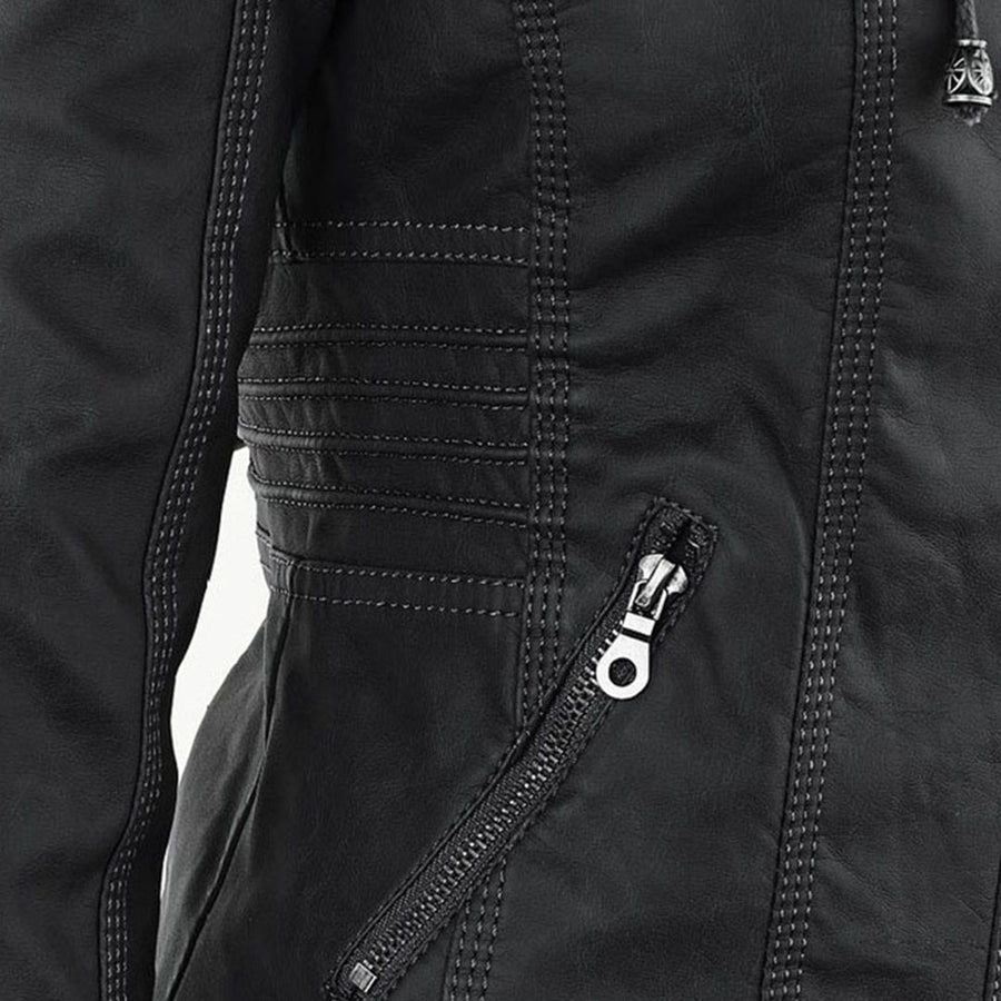 ROUSSEL PARIS | Veste en Cuir Robuste et Élégante