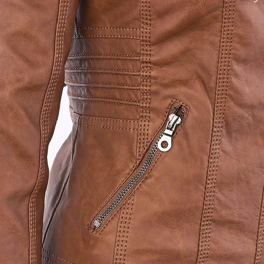 ROUSSEL PARIS | Veste en Cuir Robuste et Élégante