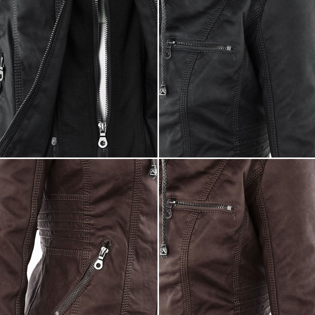 ROUSSEL PARIS | Veste en Cuir Robuste et Élégante