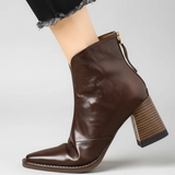 ROUSSEL PARIS | Bottines en cuir à talon moyen