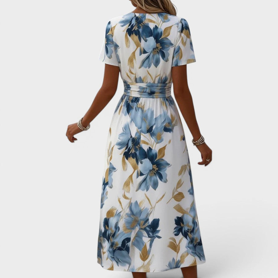 ROUSSEL PARIS | ROBE MIDI FLORALE MODERNE POUR FEMMES