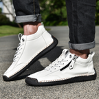 LAURENT MONACO | CHAUSSURES EN NABUK AVEC ZIP POUR HOMME