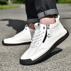 LAURENT MONACO | CHAUSSURES EN NABUK AVEC ZIP POUR HOMME
