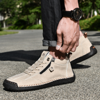 LAURENT MONACO | CHAUSSURES EN NABUK AVEC ZIP POUR HOMME