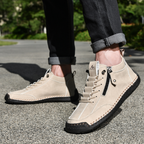 LAURENT MONACO | CHAUSSURES EN NABUK AVEC ZIP POUR HOMME