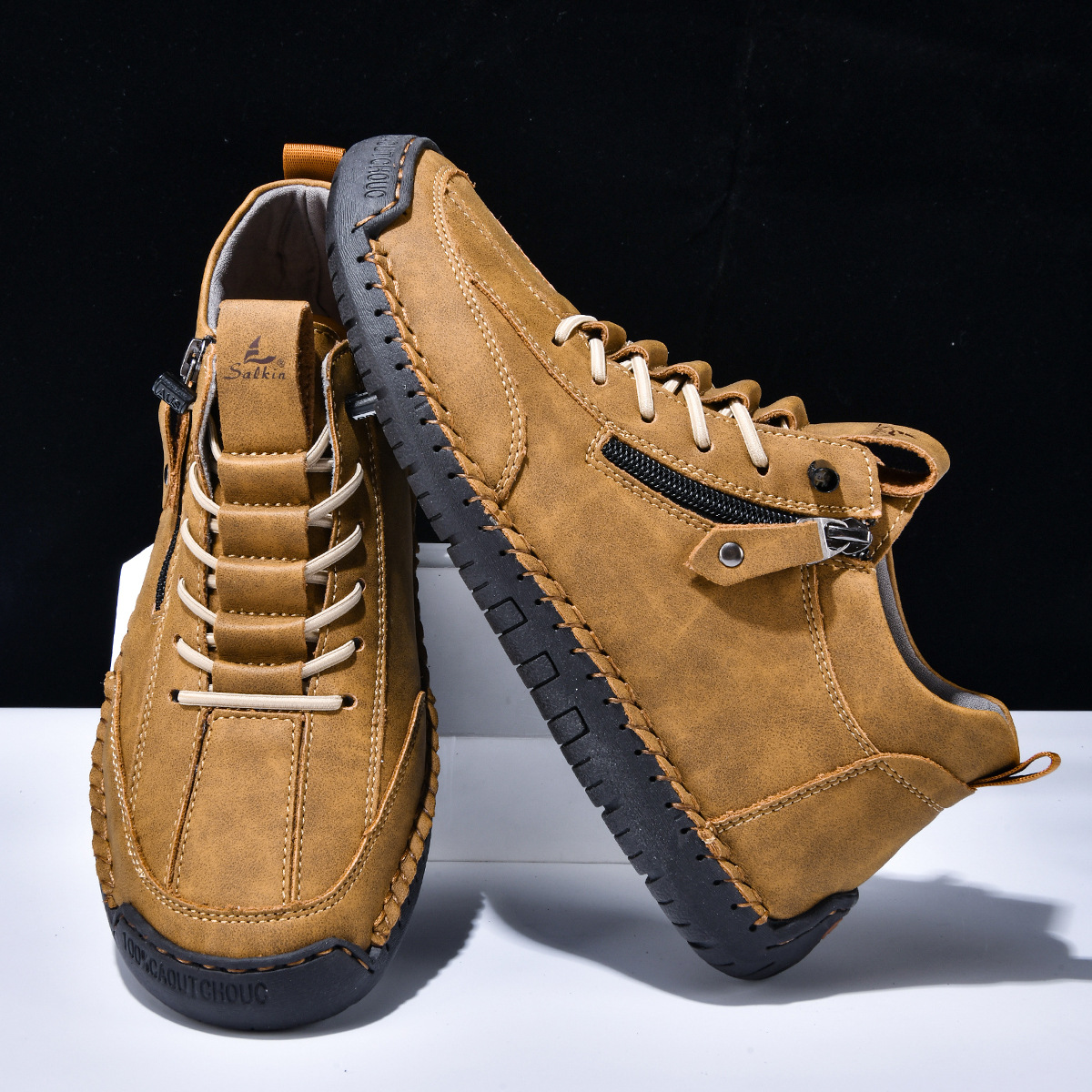 ROUSSEL PARIS | CHAUSSURES EN NABUK AVEC ZIP POUR HOMME