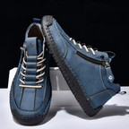 LAURENT MONACO | CHAUSSURES EN NABUK AVEC ZIP POUR HOMME