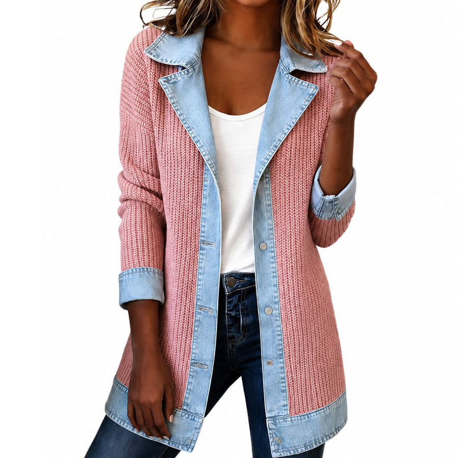 ROUSSEL PARIS | Cardigan avec détails en denim