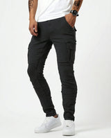 ROUSSEL PARIS | Pantalon Cargo Marine Élastique