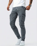 ROUSSEL PARIS | Pantalon Cargo Marine Élastique