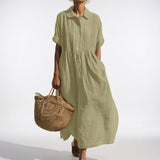 ROUSSEL PARIS | Robe chemise fluide estivale