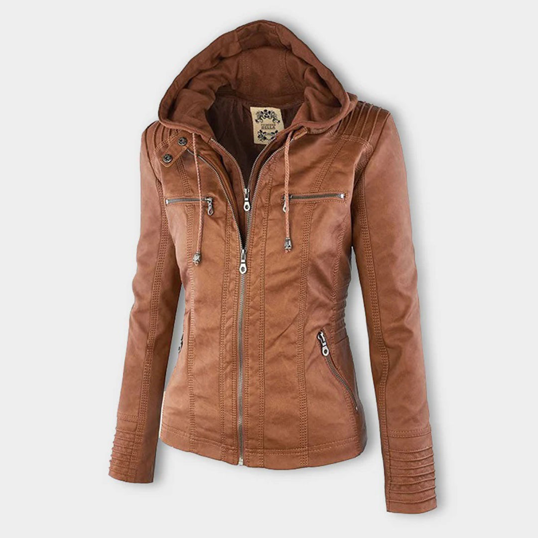 ROUSSEL PARIS | Veste en Cuir Robuste et Élégante
