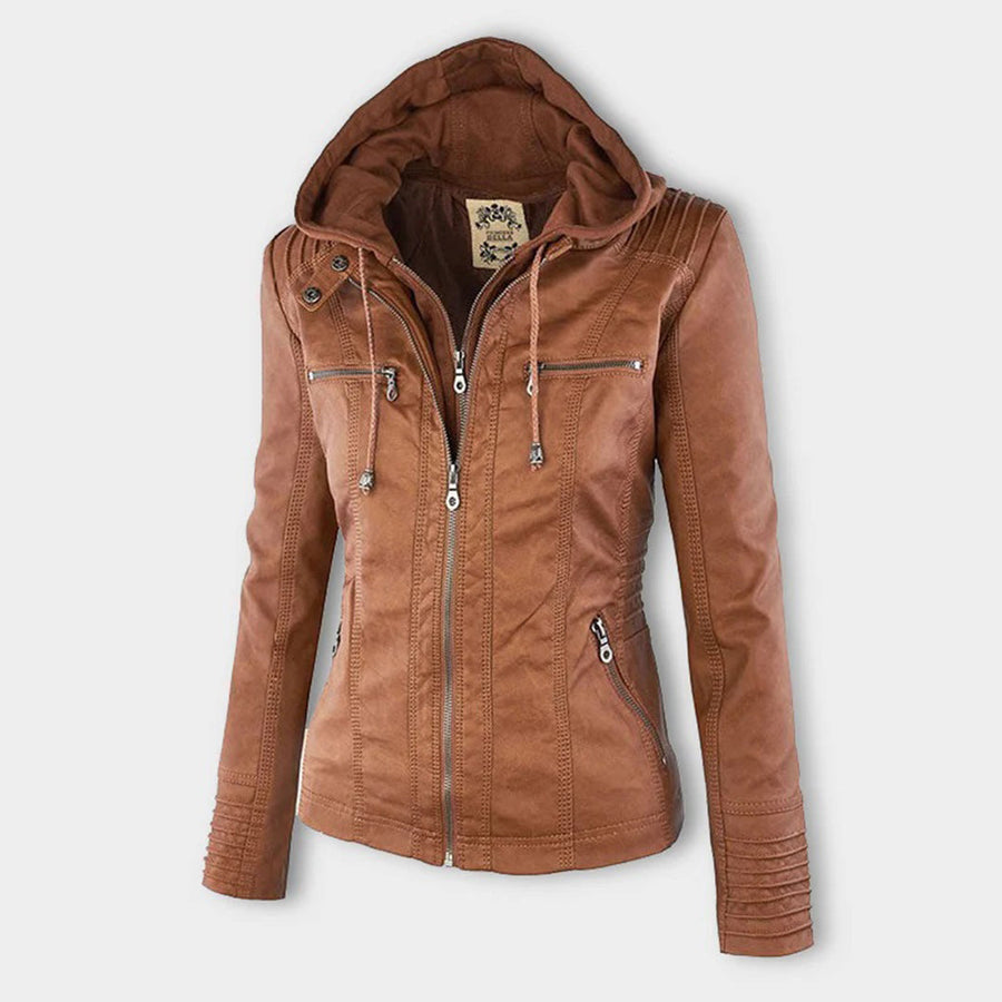 ROUSSEL PARIS | Veste en Cuir Robuste et Élégante