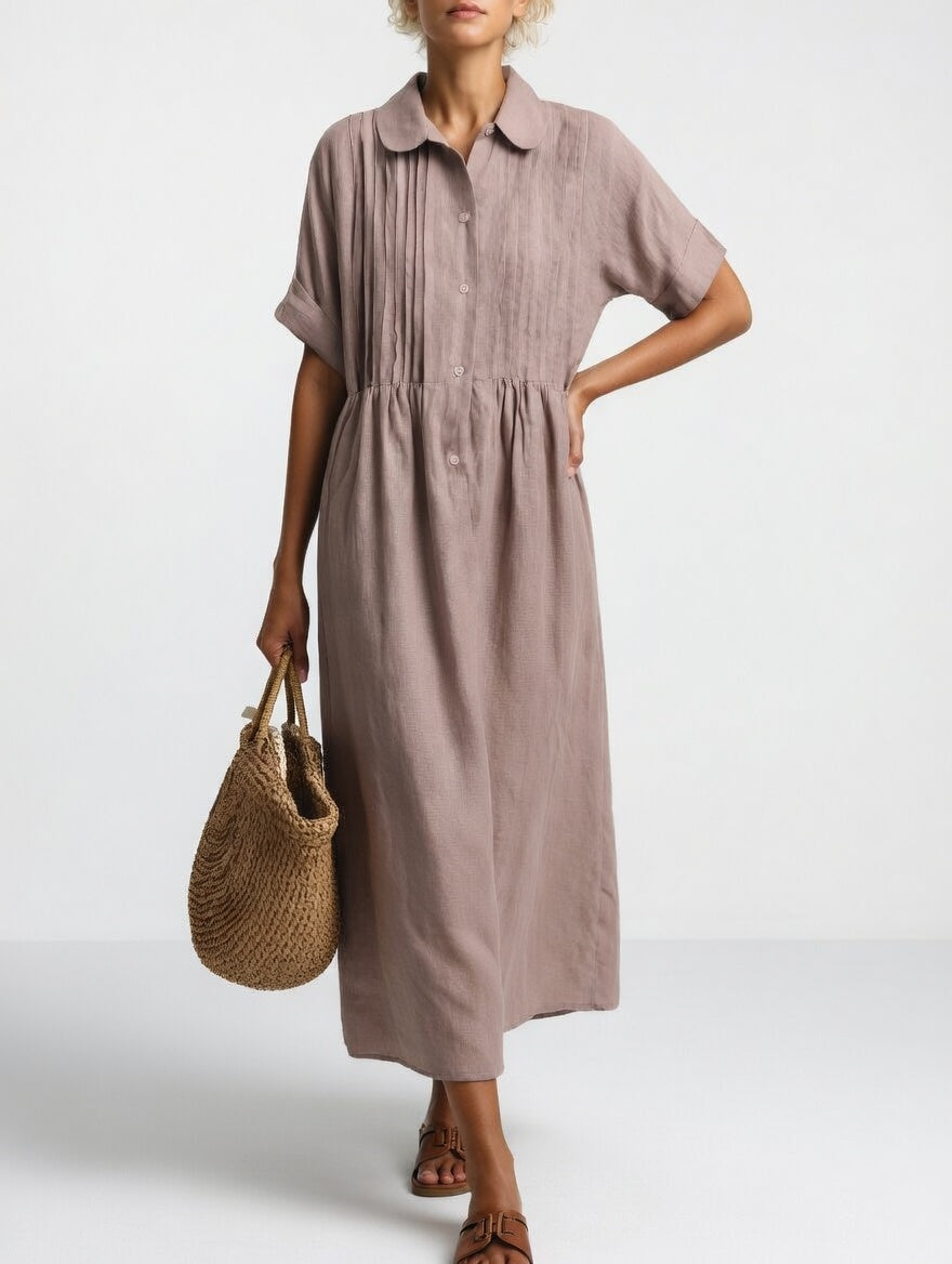 ROUSSEL PARIS | Robe chemise fluide estivale