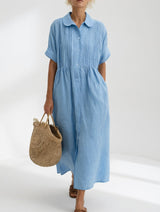 ROUSSEL PARIS | Robe chemise fluide estivale