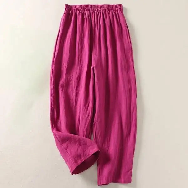 ROUSSEL PARIS | Pantalon fluide en coton et lin