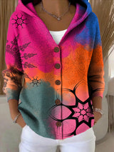 ROUSSEL PARIS | GILET À CAPUCHE PATCHWORK POUR FEMMES