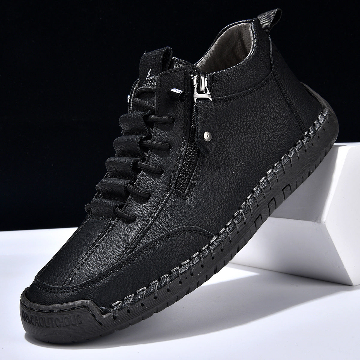 ROUSSEL PARIS | CHAUSSURES EN NABUK AVEC ZIP POUR HOMME