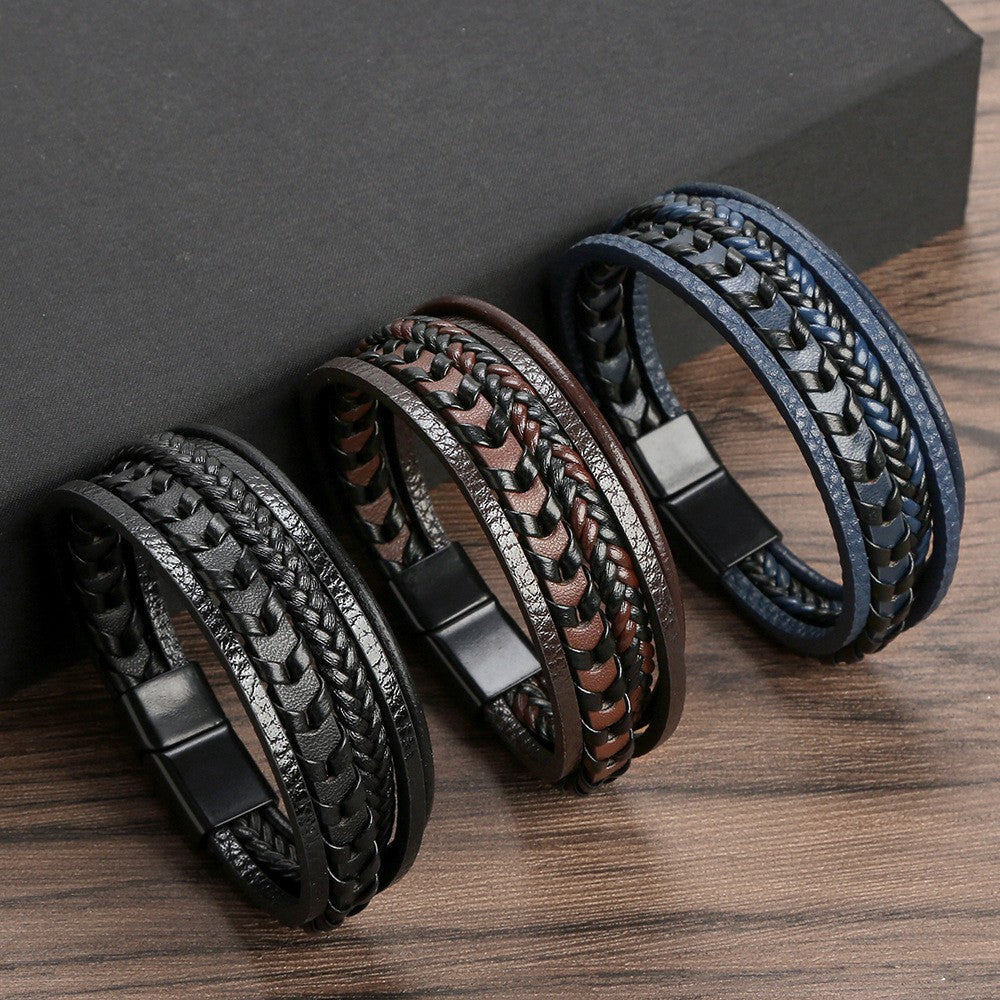 ROUSSEL PARIS | BRACELET HOMME EN CUIR DE LUXE
