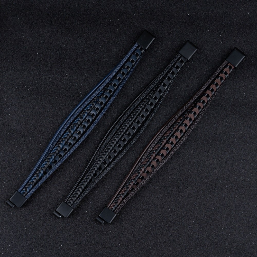 ROUSSEL PARIS | BRACELET HOMME EN CUIR DE LUXE