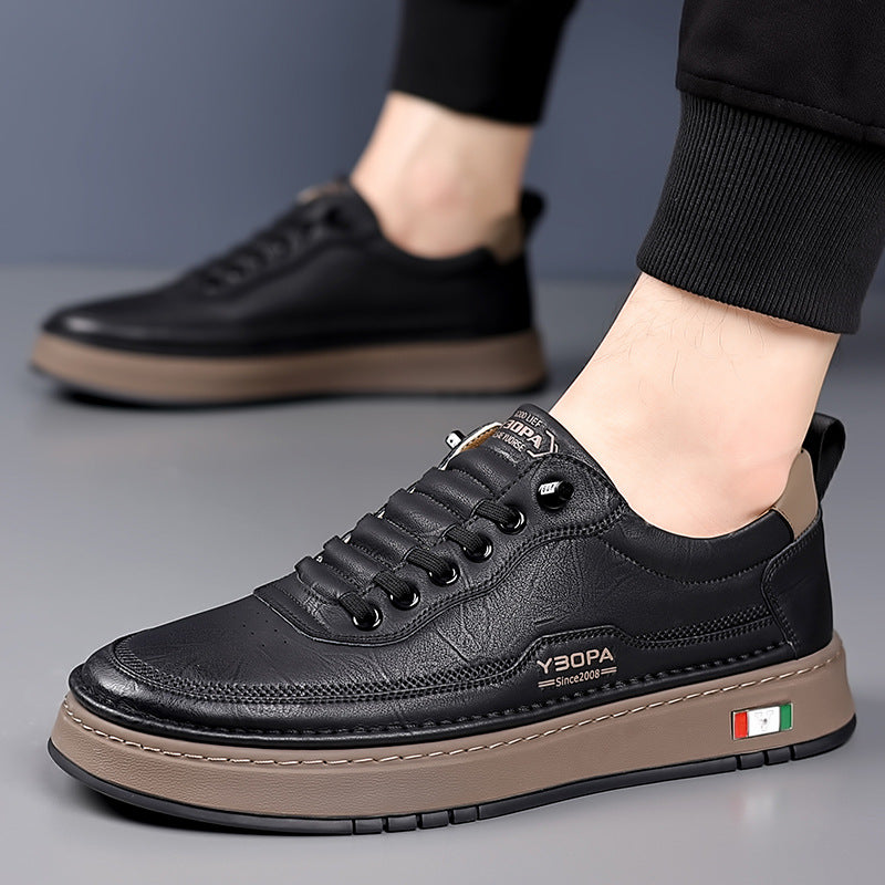 ROUSSEL PARIS | Sneakers en Cuir à la Finition Italienne