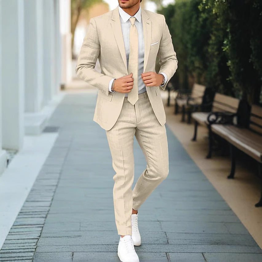 ROUSSEL PARIS | ENSEMBLE DE COSTUME D'ÉTÉ POUR HOMMES