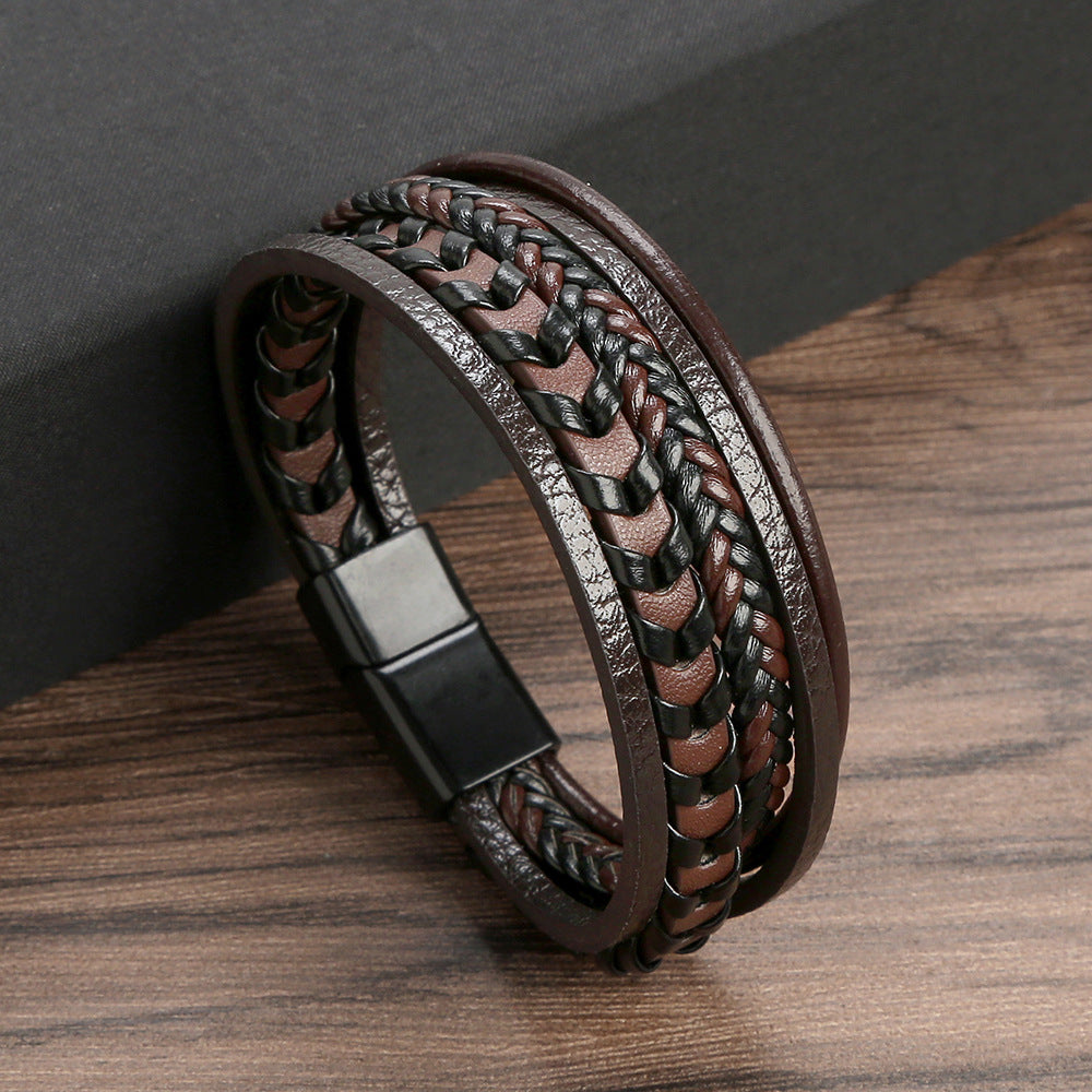 ROUSSEL PARIS | BRACELET HOMME EN CUIR DE LUXE