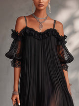 ROUSSEL PARIS | Robe Longue Chiffon Col V