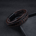 LAURENT MONACO | BRACELET HOMME EN CUIR DE LUXE