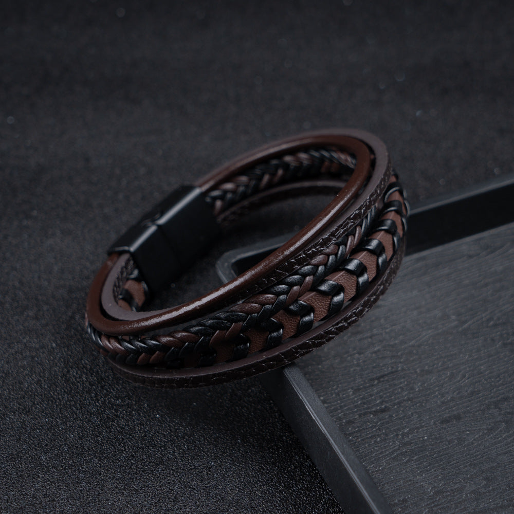 ROUSSEL PARIS | BRACELET HOMME EN CUIR DE LUXE