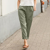MOREAU LYON | PANTALON DROIT D'ÉTÉ POUR FEMMES