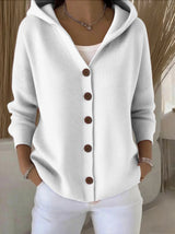ROUSSEL PARIS | Cardigan à Capuche Boutonné