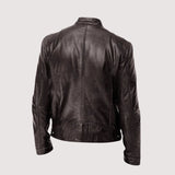 ROUSSEL PARIS | VESTE EN CUIR HAUT DE GAMME ÉLÉGANTE POUR HOMME