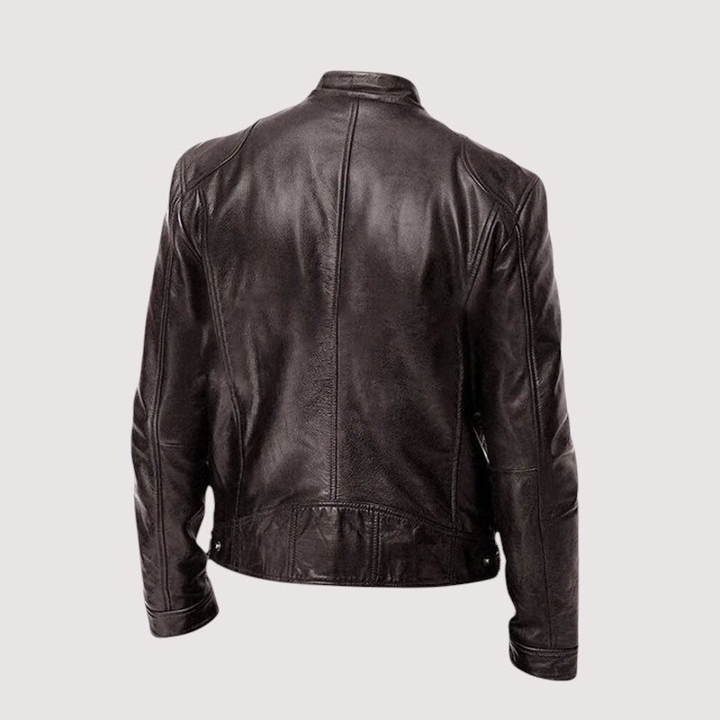 ROUSSEL PARIS | VESTE EN CUIR HAUT DE GAMME ÉLÉGANTE POUR HOMME