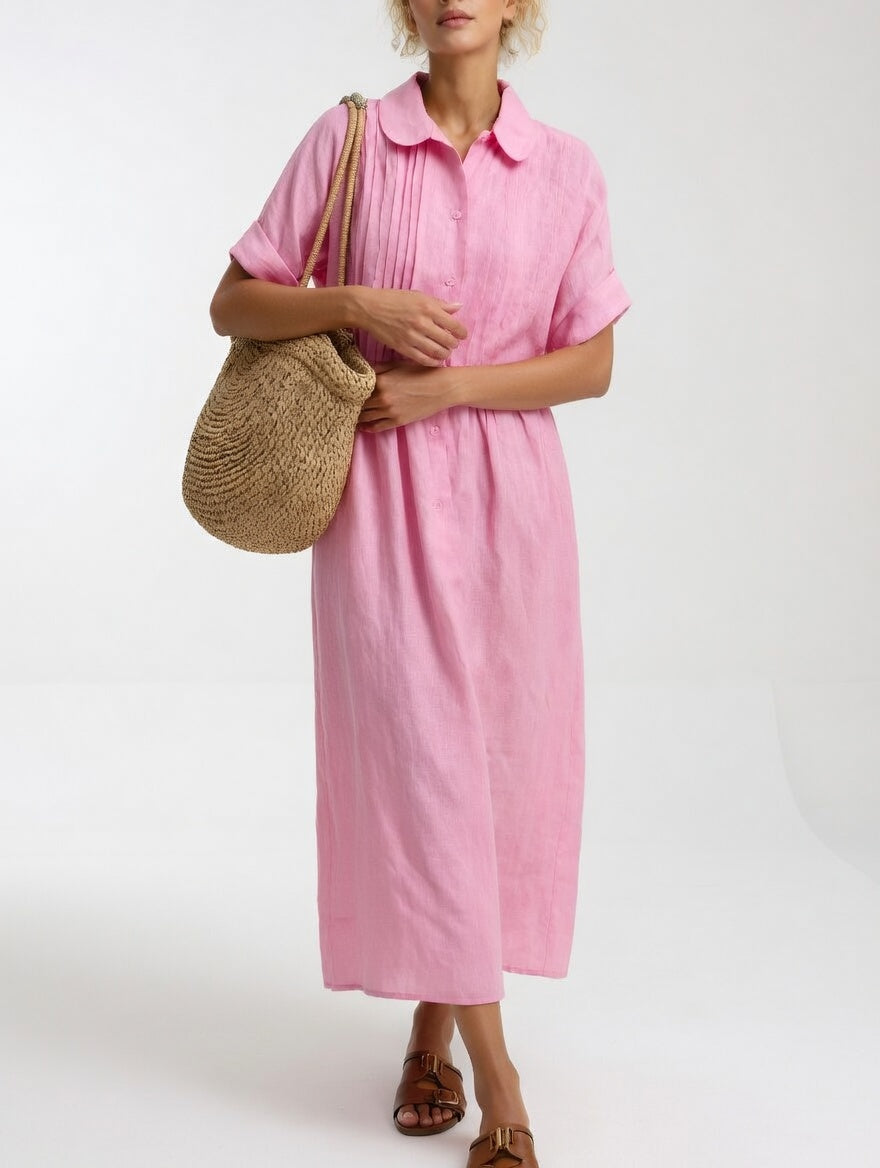 ROUSSEL PARIS | Robe chemise fluide estivale
