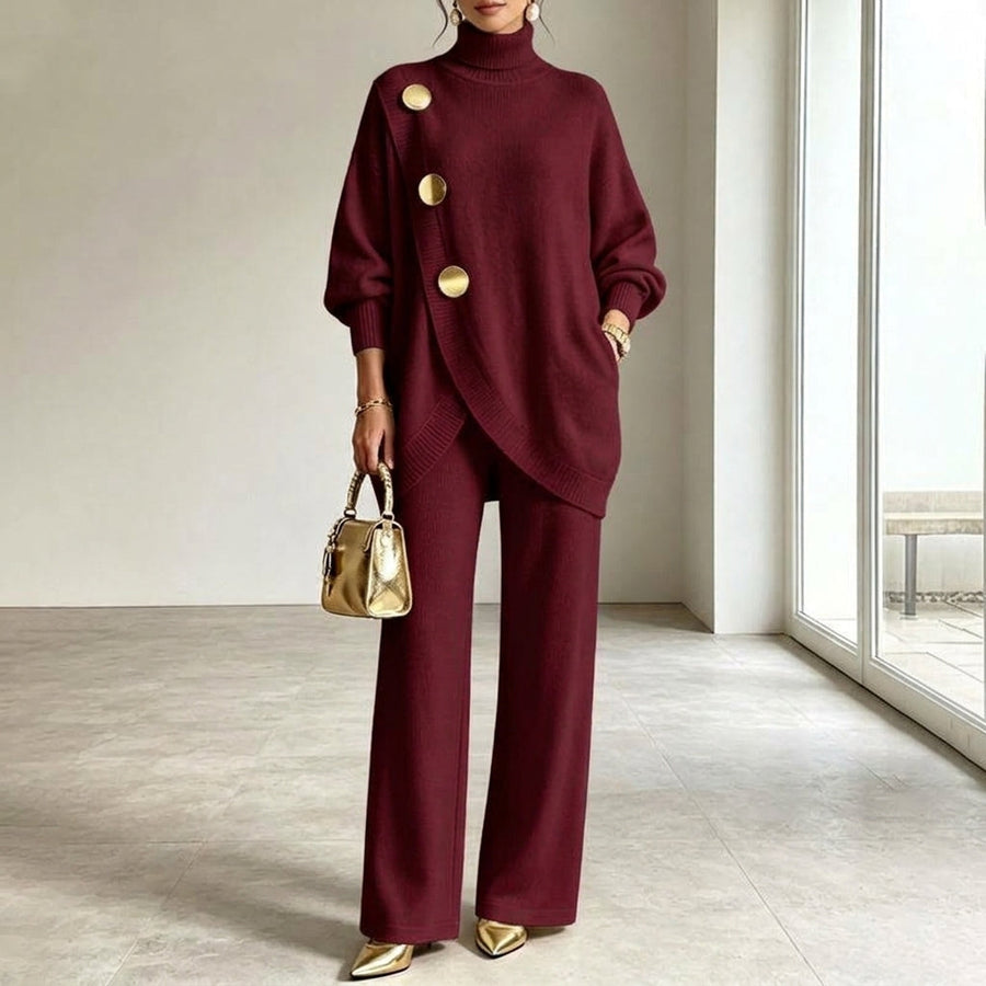 ROUSSEL PARIS | Ensemble en maille col roulé et pantalon large