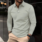 LAURENT MONACO | POLO CLASSICA À MANCHES LONGUES POUR HOMME
