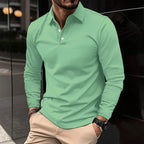 LAURENT MONACO | POLO CLASSICA À MANCHES LONGUES POUR HOMME