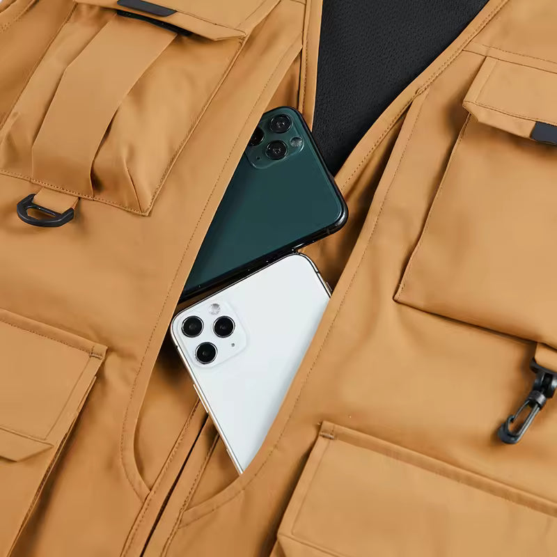 ROUSSEL PARIS | Gilet cargo élégant et décontracté