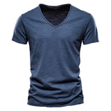 ROUSSEL PARIS | T-SHIRT COL V EN COTON POUR HOMME