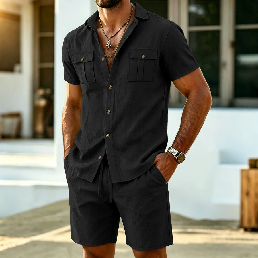 ROUSSEL PARIS | ENSEMBLE EN LIN ASSORTI POUR HOMMES