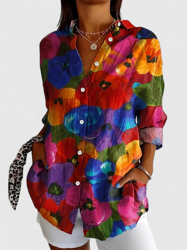 MOREAU LYON | BLOUSE IMPRIMÉE CLASSIQUE POUR FEMME
