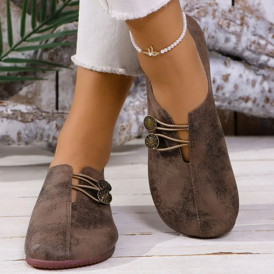 ROUSSEL PARIS | CHAUSSURES MOCASSINS BOUTON POUR FEMMES