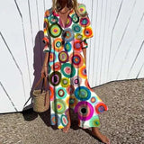 MOREAU LYON | ROBE MAXI IMPRIMÉE POUR FEMMES