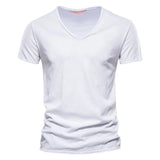 ROUSSEL PARIS | T-SHIRT COL V EN COTON POUR HOMME