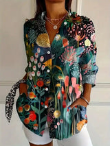 ROUSSEL PARIS | Blouse colorée à imprimé fantaisie